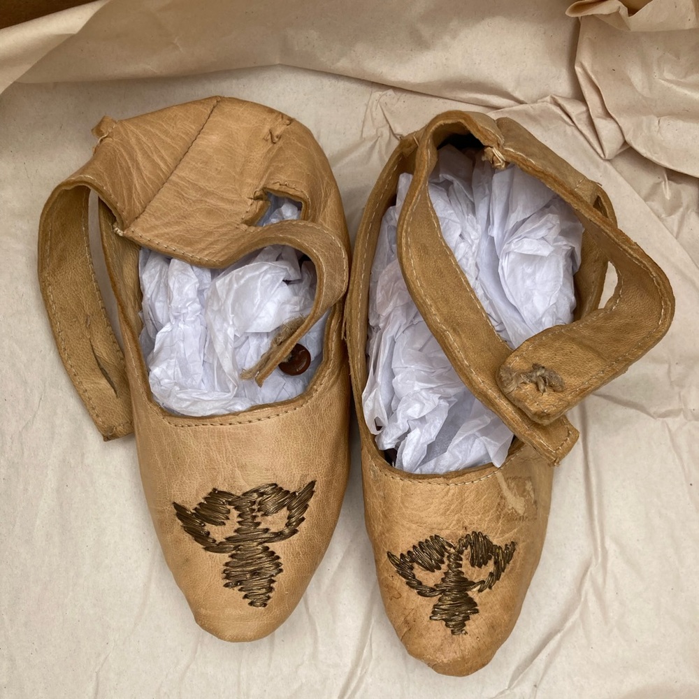 Vintage Baby Leather Flats